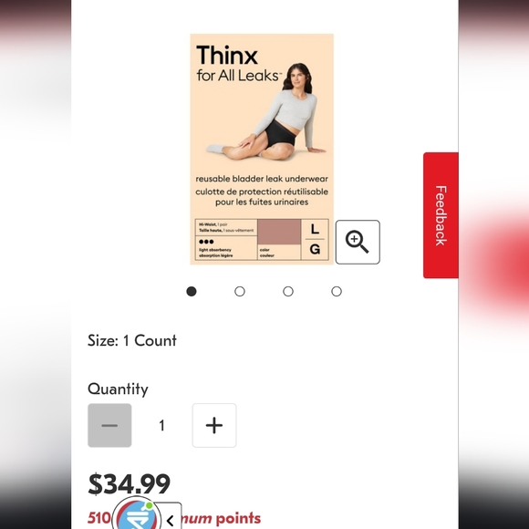 Thinx for all leaks qty 2 boxes - Picture 7 of 7